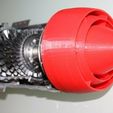 assy1.jpg 低バイパス・ターボファン・ジェット・エンジン