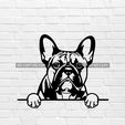 murbrique.jpg French Bulldog dog wall decoration