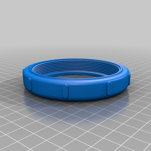Sturdy shower nut 3D model