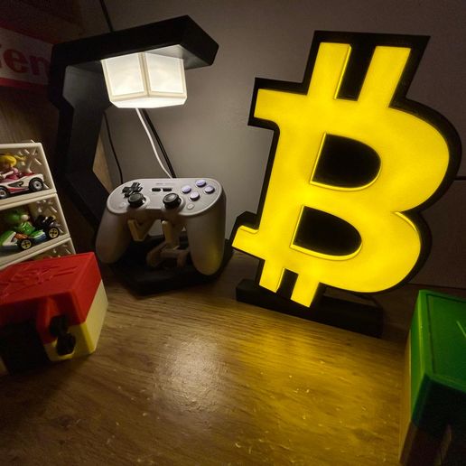 3MF file Bitcoin Light Box 📦 (STEP)・3D printer design to download・Cults