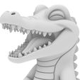 00.jpg Happy Croco Buddy – Cute Sitting Crocodile Figurine / Niedliche sitzende Krokodil‑Figur