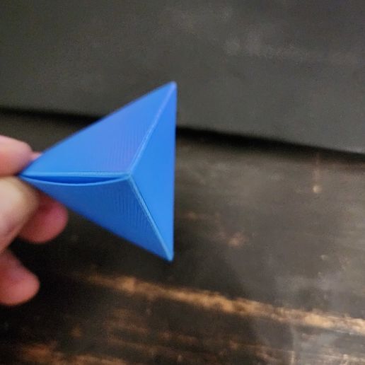 📦 Flat Pack Pyramid - Geometry Demo・Free 3D File for ・Cults