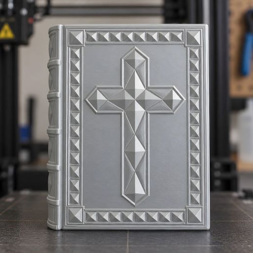 Geometric Mosaic Holy Bible 3D Print Model
