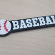 Baseball.jpg Keychain Baseball