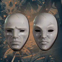 169516.png PAYDAY 3 Mr Empty & Miss. Empty Masks