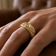 01-13.png Baroque Scroll Ring Ornamental Rococo Band 3D print model