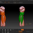 puuuuu.jpg Файл OBJ Fist with colored handkerchief Made by @Joaco.Kin・3D-печать дизайна для загрузки