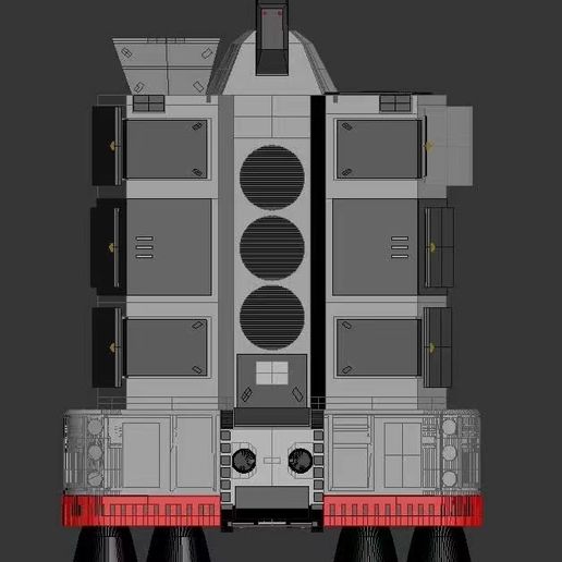 6.jpg [GUNDAM] [EFSF] 1/1700 COLUMBUS-MODIFIED-class SPACE TRANSPORT SHIP