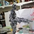 Terminator T-800 Endoskelett Rekvizit 3D-Druck Modell