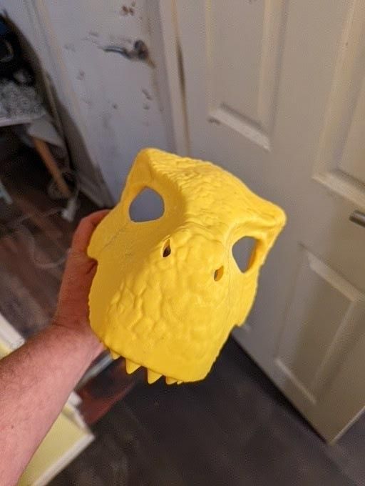 Descargar archivo STL Raptor dino mask • Objeto imprimible en 3D ・ Cults