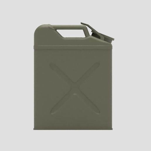 Jerrycan3.jpg Lata de cerveja do Exército dos EUA da Segunda Guerra Mundial à escala 1/10