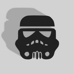 Starmtrooper.jpg Archivo STL Decoración Stormtrooper - Star Wars - 2D Art・Modelo de impresión 3D para descargar