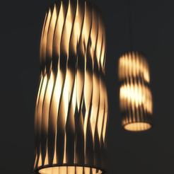 LAMPARA-TIRAS.png Fichier STL LAMPE À BRIDES・Design pour impression 3D à télécharger