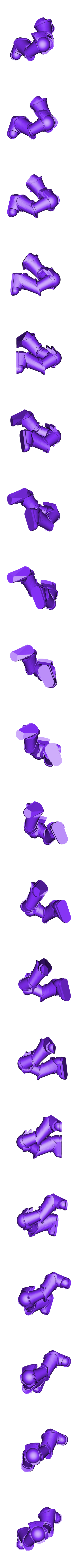 legs_4_mirrored.stl 13 pairs of power armour legs 28mm