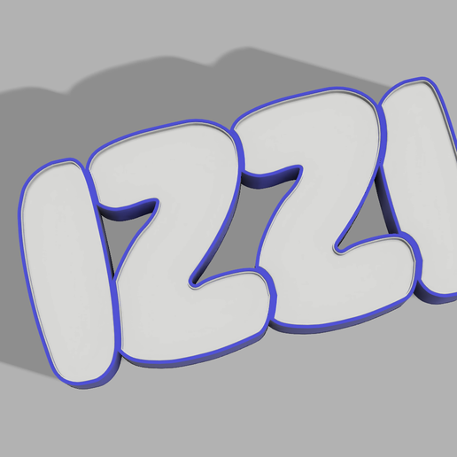 bright name izzi 3D model