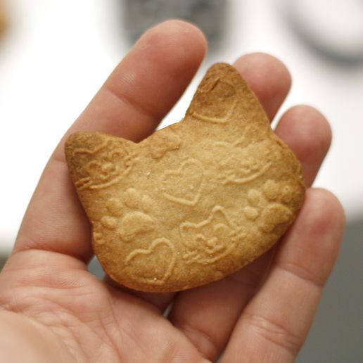 cookie_neko.jpg Neko Baking Set - Cat Cookie Cutter / Rolling Pin