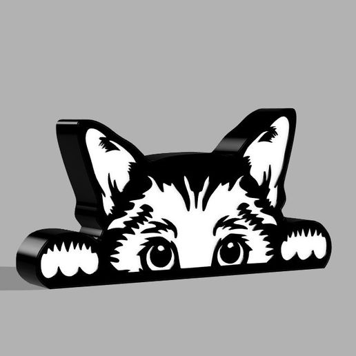 lamp kitten 3D model