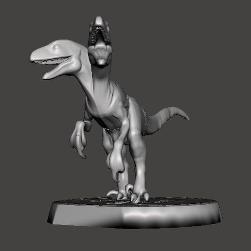 🗺️ Two-headed Velociraptor・ 3D File for 3D printing・Cults