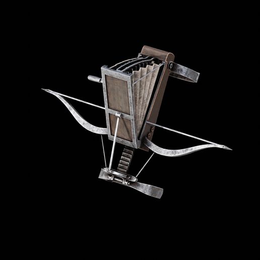 0012.jpg BERSERK REPEATED CROSSBOW Cosplay Replica of Guts Gear STL Fan Art Model