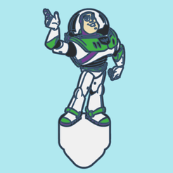 buzz02.png Файл STL Топпер для торта "Базз Лайтер・3D-печатная модель для загрузки