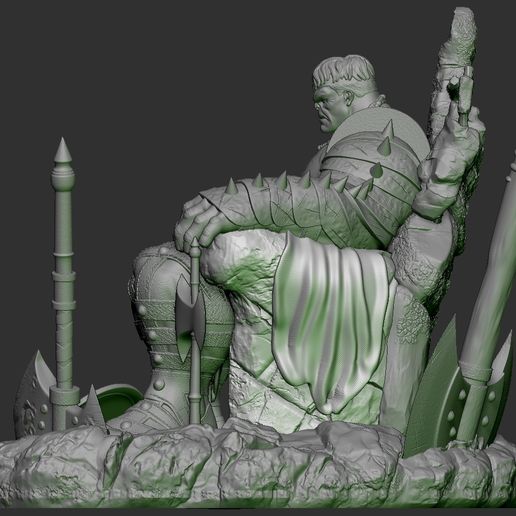 ZBrush-Document05.jpg Hulk on Throne