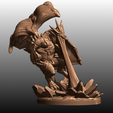 2021-02-19_06-50-01.png Alert Ice Drogon statuette (HQ for 3D print)