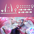 SyndraSB02.png Accessoires Spirit Blossom Syndra League of Legends Fichiers STL