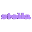 Stella_v1.stl Stella badge