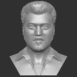 1.jpg Fichier STL Le buste de Ricky de Trailer Park Boys pour l'impression 3D・Modèle pour imprimante 3D à télécharger