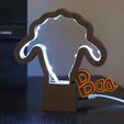 IMG_1082.JPG Download STL file LED Sheep "Baa" Light (Made in Fusion 360) • 3D print template, CharlesProjects
