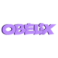 Obélix - 3D Naow.STL LOGO OBELIX