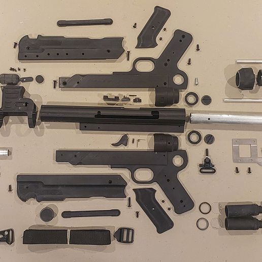 👽 ISB Tactical Blaster Rifle - Andor Series ISB Tactical Agents・ 3D ...