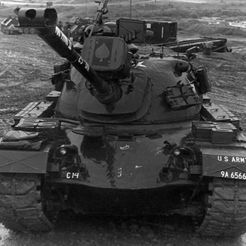 M48A3-photo-01.jpg STL file 1/35 AN/VSS-1 searchlight and mounting parts (combined and separate) for M48 and M60 tanks・3D printer design to download