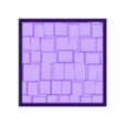 25mm Square Base Random Tile_04.STL 25mm Square Random Tile Base