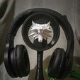 IMG_20220921_194522.jpg Headphone stand 3D model for 3D printing inspired by Witcher 3D print model