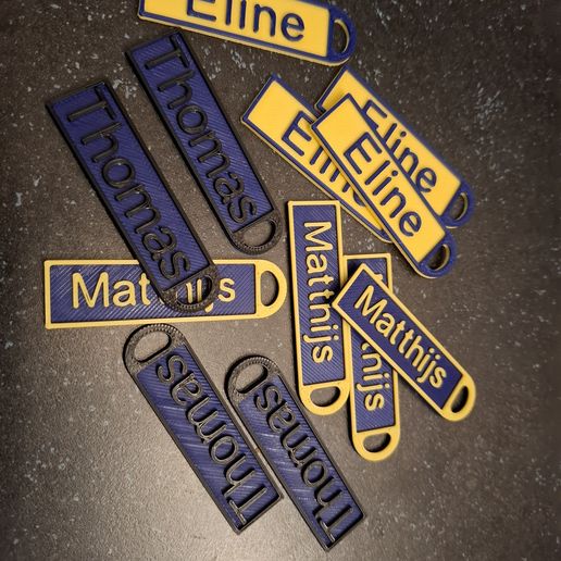 🗝️ name tag,・Free STL File for 3D printing・Cults