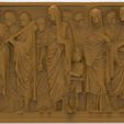 untitled.38.jpg 3D model stl, Rome culture,Relief of the Ara Pacis Augustae with Procession,rome sculpture stl,3d-scan model stl file.For mill and 3d print.