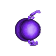 Baby_Peanut_Hatless.stl Bebé Noz (Bebé Sr. Amendoim)