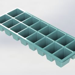 icecubetray.JPG Archivo STL gratis Bandeja de cubitos de hielo・Diseño imprimible en 3D para descargar
