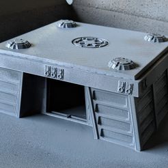EndorBunker2.jpg Archivo STL gratis Terreno de la Legión de Star Wars - Búnkeres Imperiales Endor・Modelo imprimible en 3D para descargar