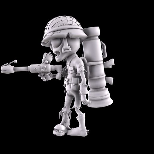 FootSoldier_Screen9.jpg Plants vs Zombies - Soldado de infantaria