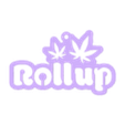 rollupkeychain.stl Llavero Rollup Weed