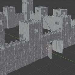 front.jpg Free STL file Fantasy Fortress 3・3D printer design to download