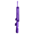 gun_famas_f1.stl FAMAS F1 Pistola Impressão 3D - Design de espingarda de assalto STL - Modelo de arma militar - Réplica de arma tática - Arma de fogo moderna STL