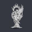 IMG_6761.jpeg Ethereal Forest Maiden & Guardian Owl - High Detail 3D Printable Statue