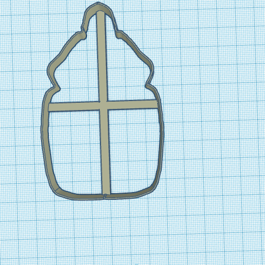 sucker, mema ,cookie cutter 3D model