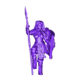 Warrior.stl Fichier STL Female Warrior Miniature ( Version pré supportée incluse )・Design pour imprimante 3D à télécharger, raino3d