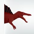 spino-3.jpg Low Poly Spinosaurus Trophy 3D model