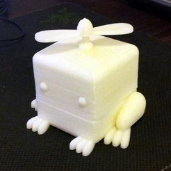 Frog_Cubimal_1_display_large.jpg Бесплатный STL файл Frog Cubimal・Модель 3D-принтера для скачивания