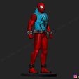 08.jpg Scarlet Spider -Spider man - Marvel comics - High Quality 3D print model